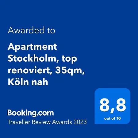 Stockholm, Renoviert, 35qm, Koeln Nah * Μπέργκις Γκλάντμπαχ